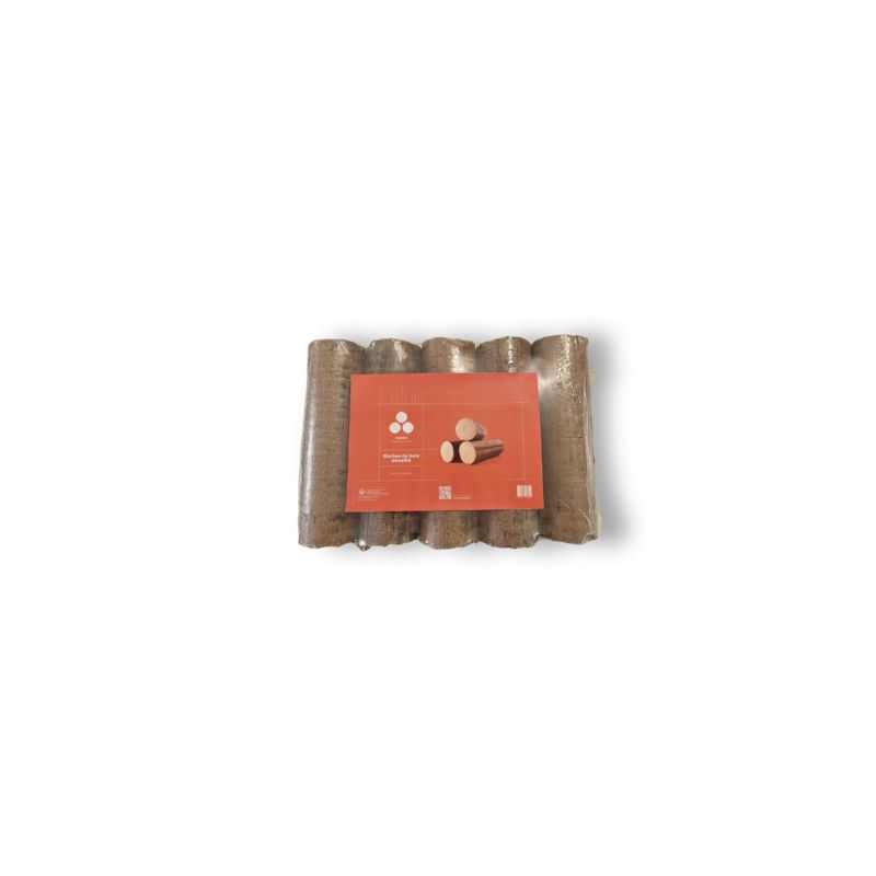 Pressholz Premium - 96 Packungen je 5 Scheitholz - Palette ca. 925kgs