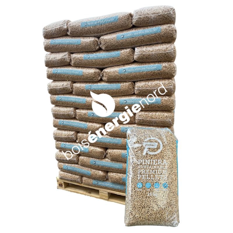 Pellet PINIERA - Palette mit 65 Säcken zu je 15 kg