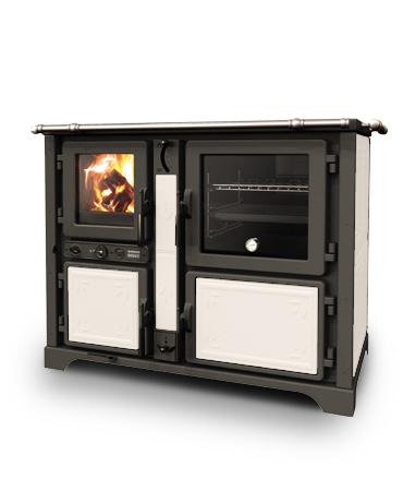 wasserführender Holz-Küchenherd - THERMOROSSI Bosky Country F30 Evo 5 11,1 kW