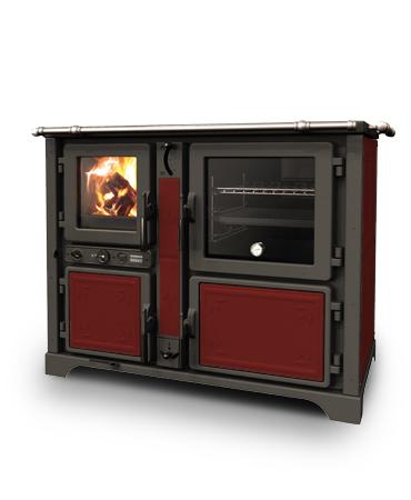 wasserführender Holz-Küchenherd - THERMOROSSI Bosky Country F30 Evo 5 11,1 kW