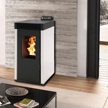 PACK : Pelletofen raumluftunabhängig + Kit Ventouse - INTERSTOVES Marina 8 kW