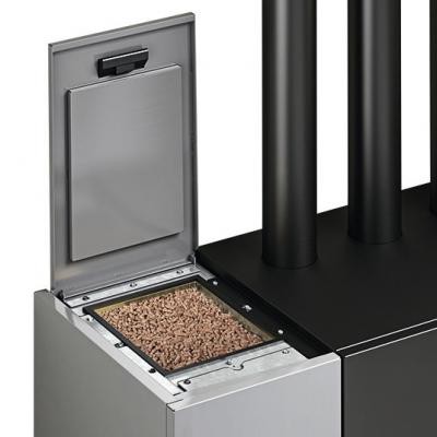 Pelletkessel raumluftunabhängig à Pulsair - EVA CALOR Futura 18,5 kW