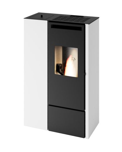 Pelletofen raumluftunabhängig schlank - PUNTO FUOCO Olivia 9,9 kW
