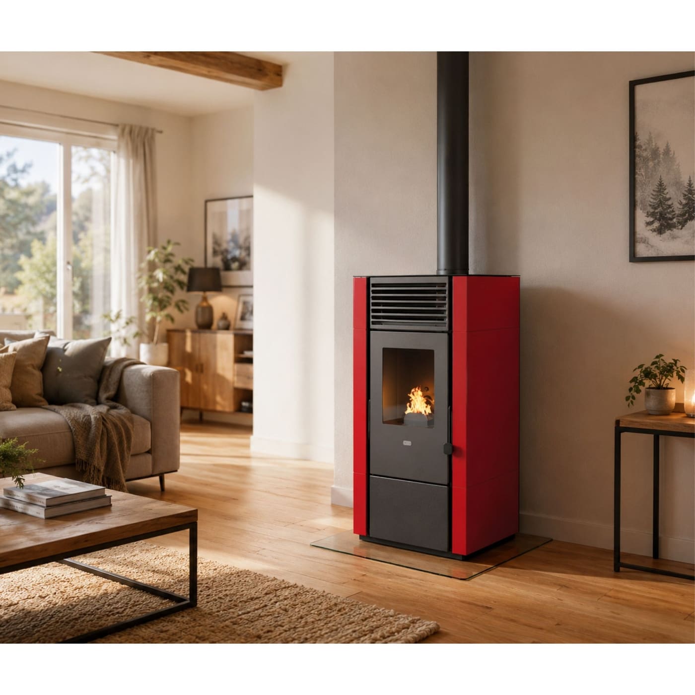 Pelletofen - PUNTO FUOCO Poly 8 kW