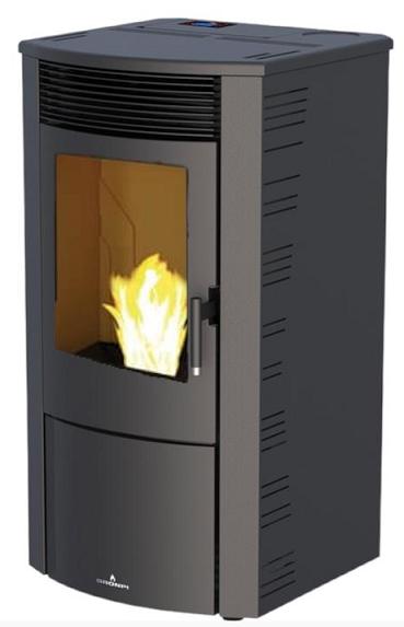Pelletofen kanalisierbar silencieux - BRONPI Abril Extra 11 kW