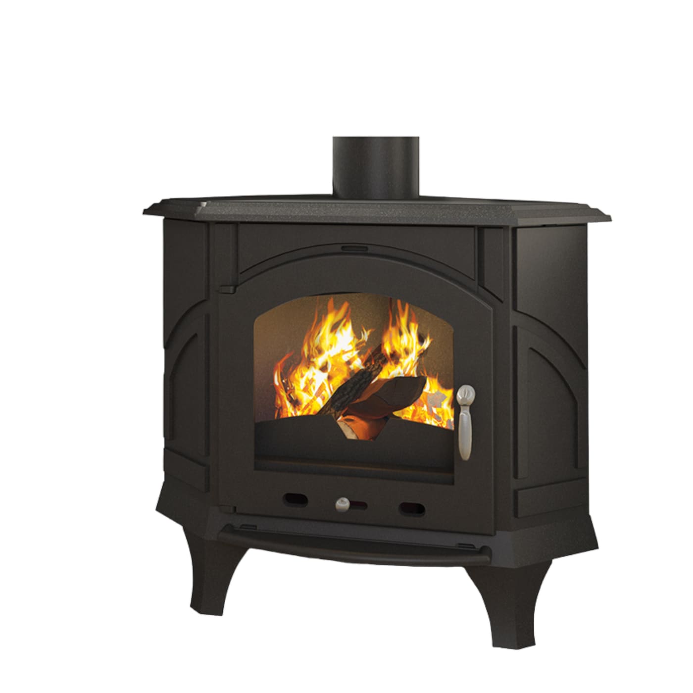 Holzofen Eck aus Gusseisen - BRONPI Altea 12 kW