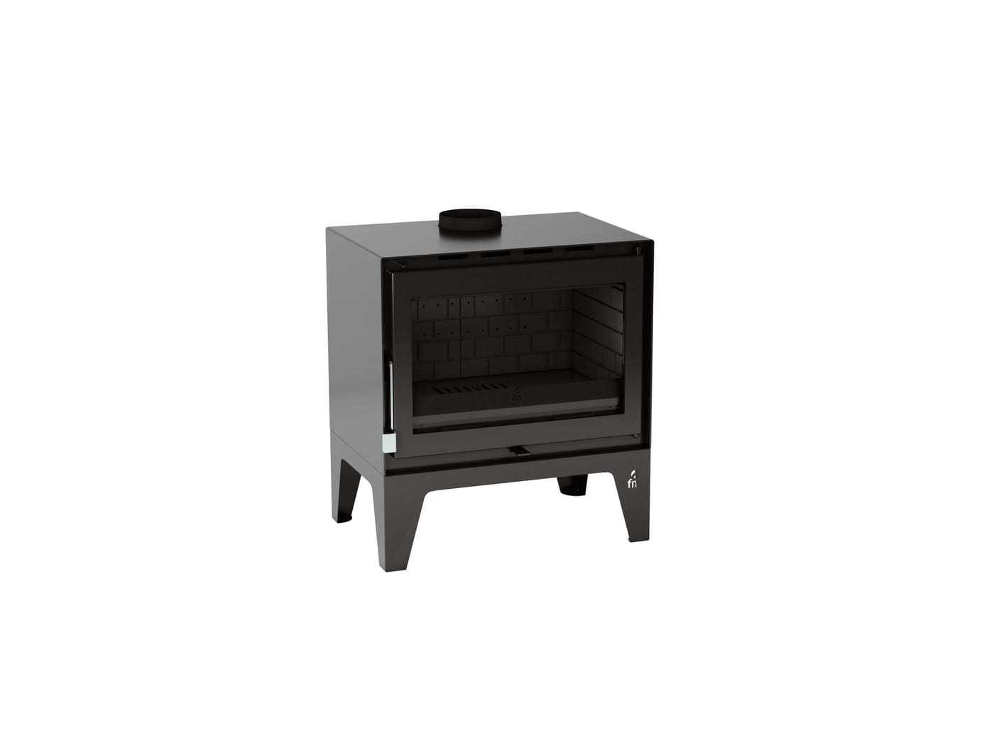 Holzofaus Gusseisen Stahl - FIREMATIC Boone 12.6 kW
