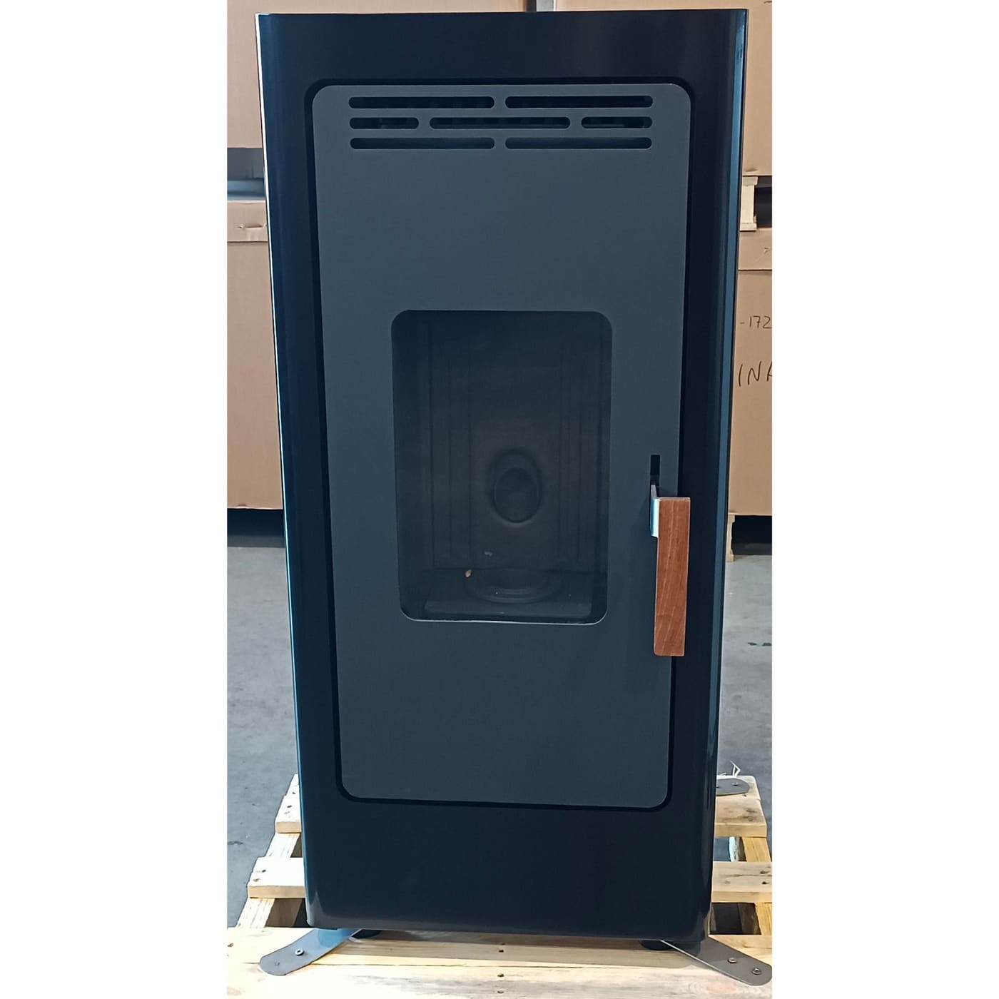 Pelletofen geräuschlos raumluftunabhängig Gusseisen - FIREMATIC BR9 PREMIUM 8 kW