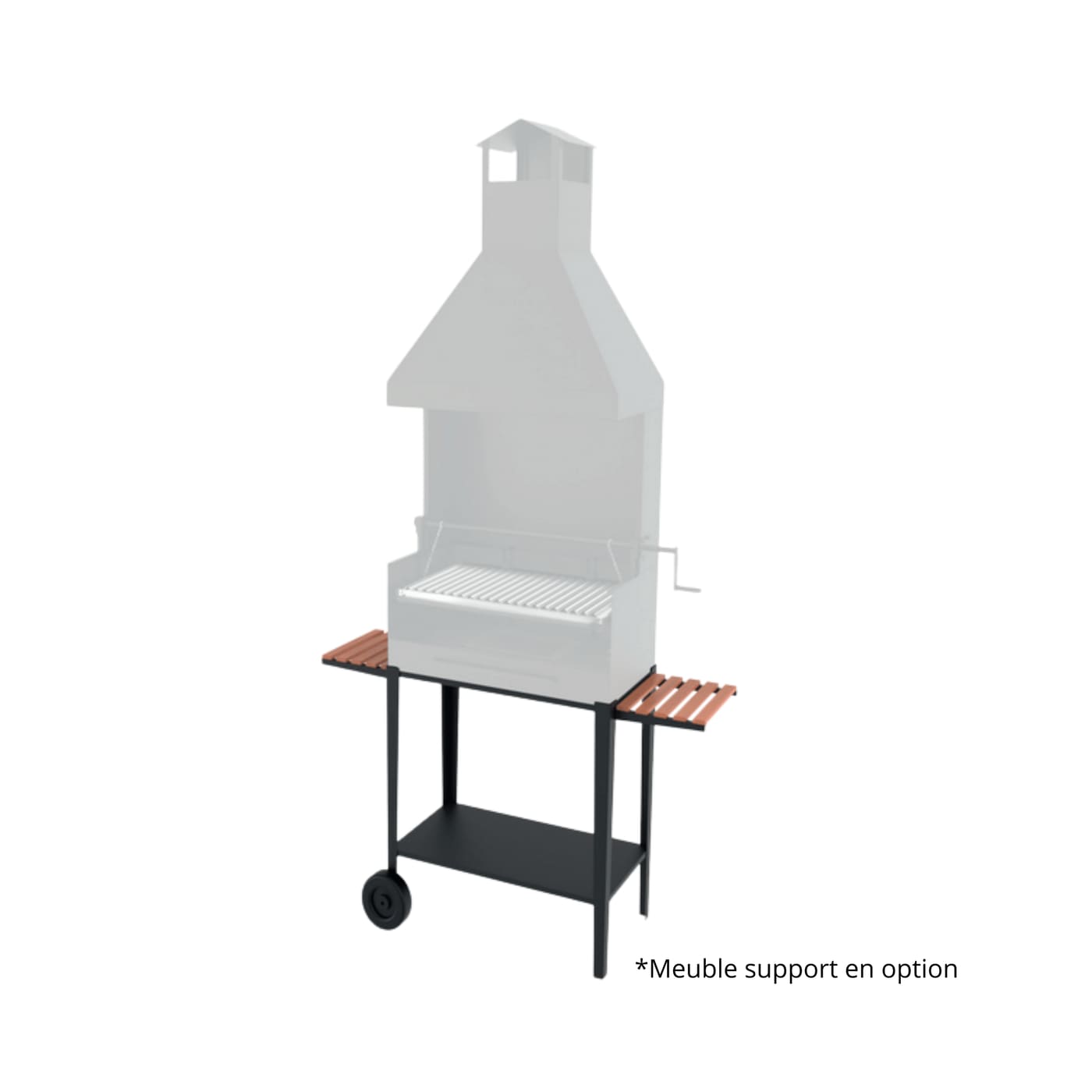 Barbecue bois/charbon - FM CALEFACCION - BV-62