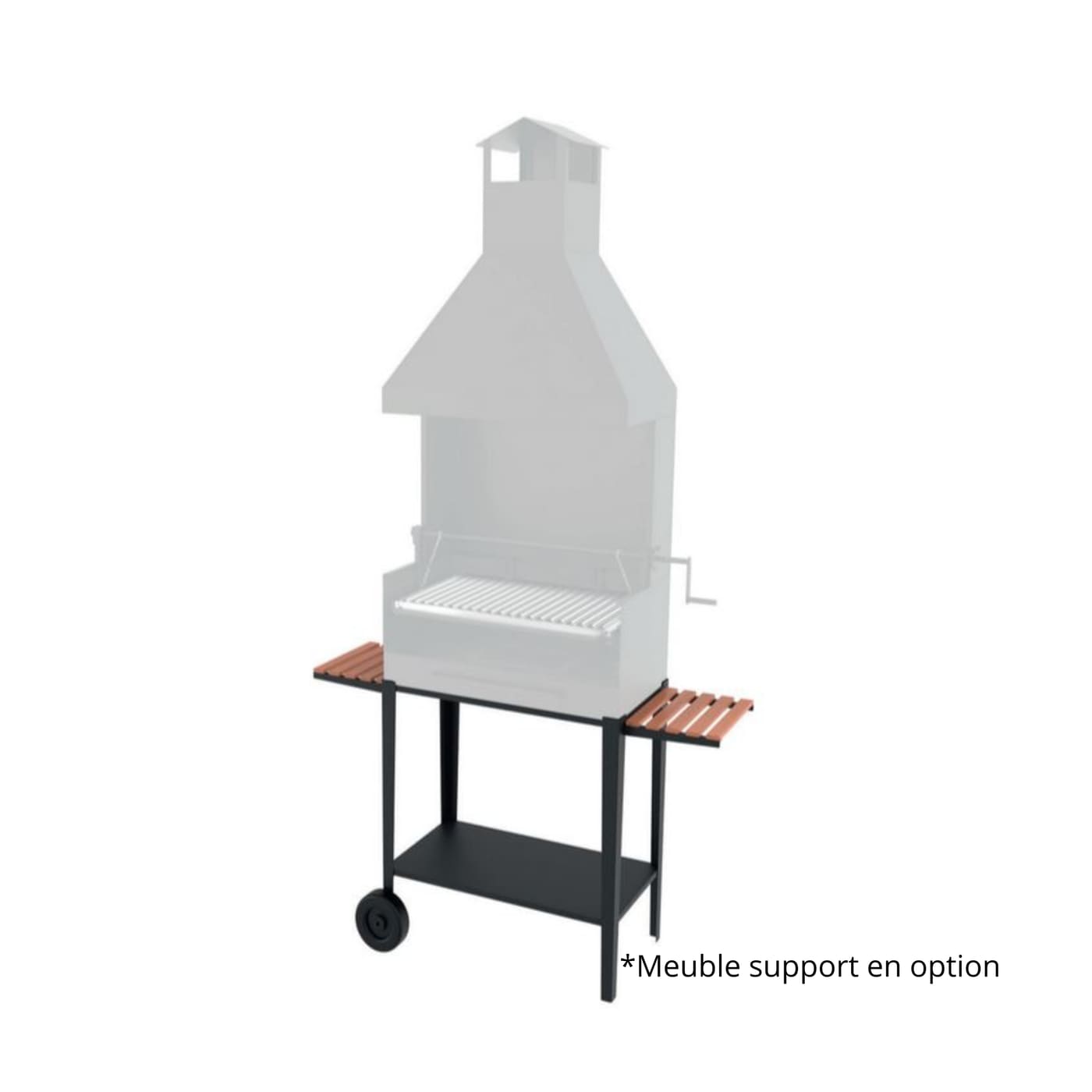 Barbecue bois/charbon - FM CALEFACCION - BVE-80