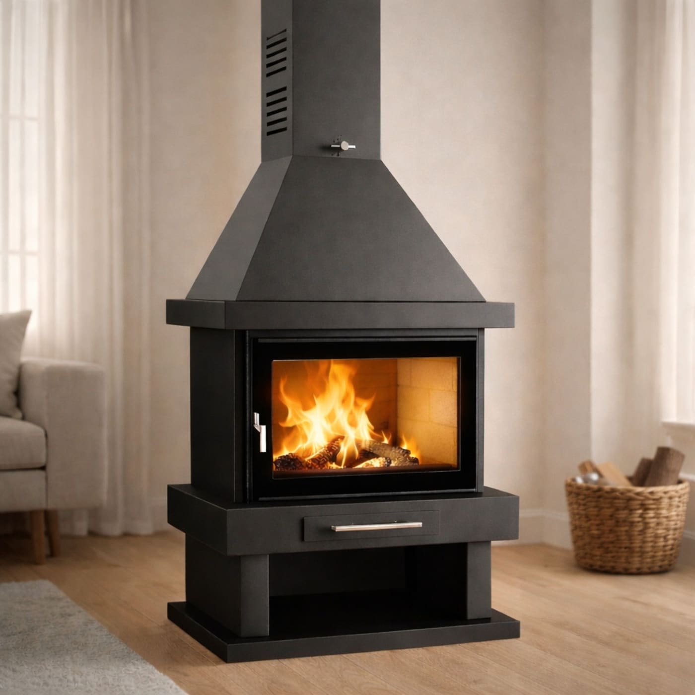Holzofen Kamin - FIREMATIC Denton 13.8 kW