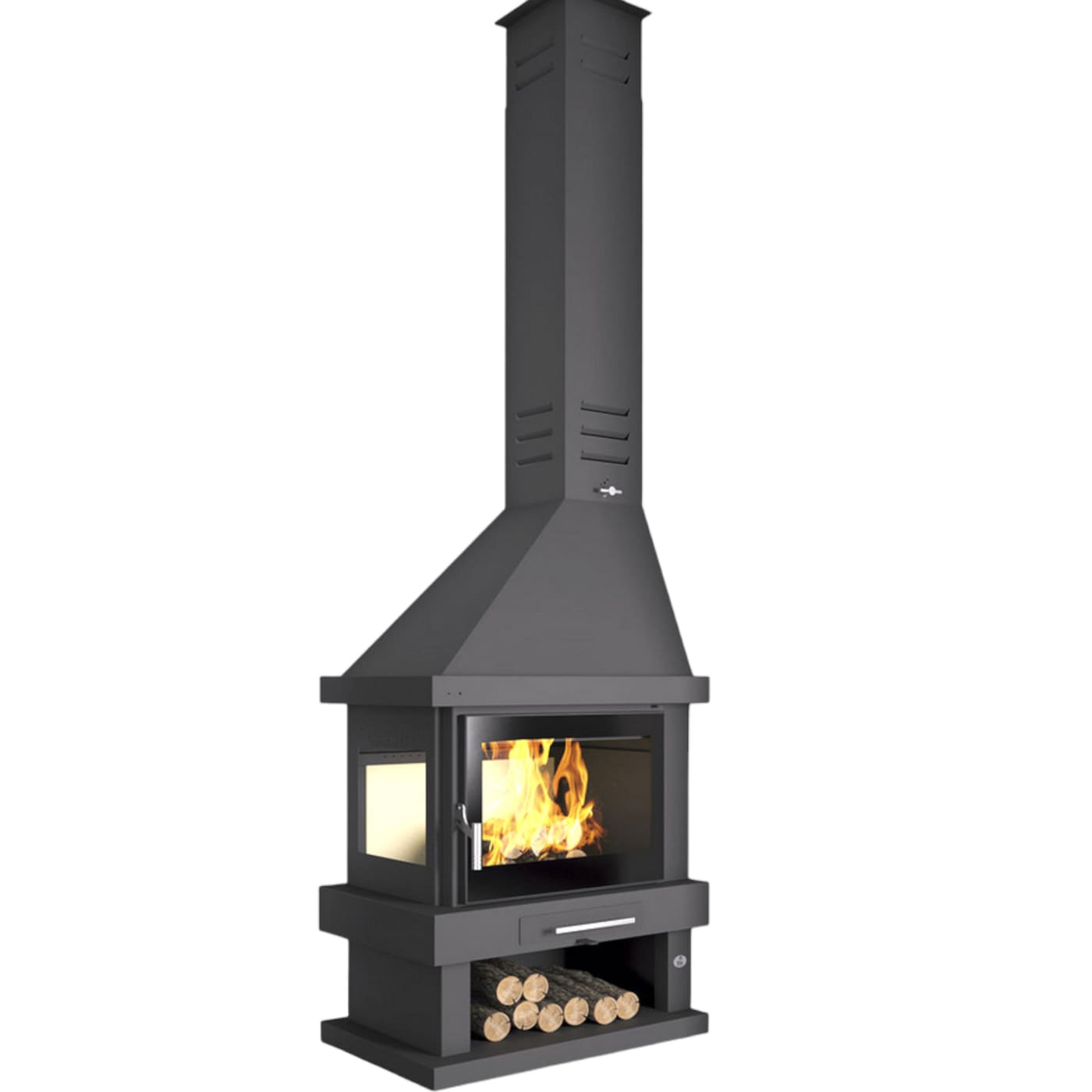 Holzkamin Eck - FIREMATIC Atlanta 10.9 kW