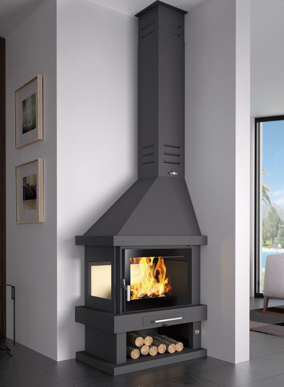 Holzkamin Eck - FIREMATIC Atlanta 10.9 kW