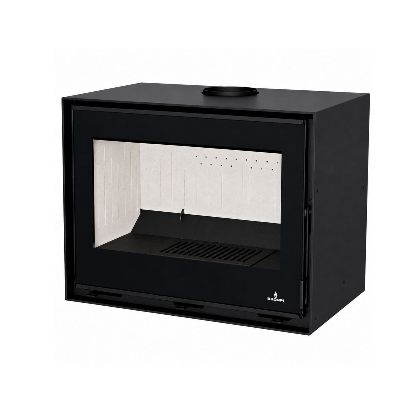 Holzofen anschließbar mit range-Scheitholz - BRONPI Cairo 70 Box 12 kW