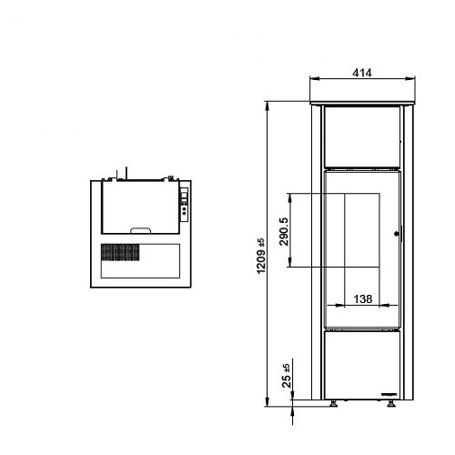 Pelletofen Wodtke family.nrg selection air+ 6/8 kW