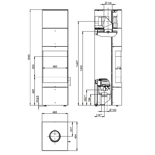 Holzofen Wodtke Stage FS14 | 6 kW