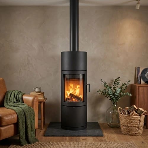 Holzofen Leda Greena 6 kW für LEDATRONIC