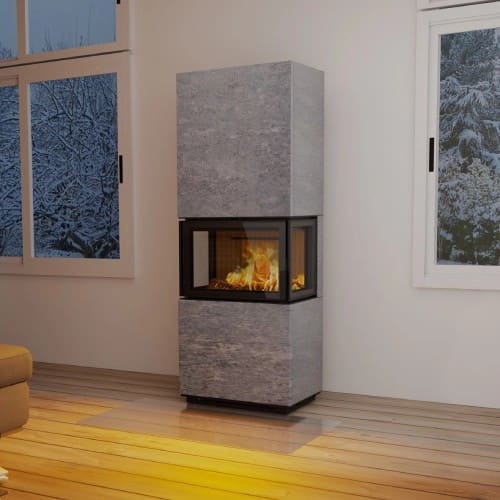 Holzofen Lotus Visto 3 | 5,4 kW Wärmespeicher