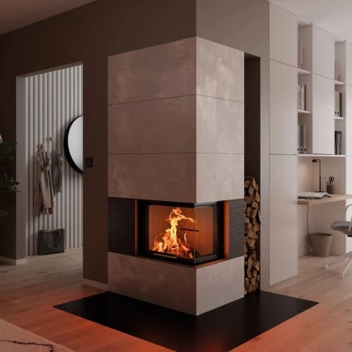Holzeinsatz Spartherm Varia 2R-55h H²O 7 kW Schiebetür, hydro