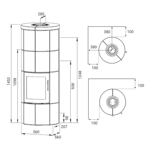 Holzofen Lotus M2 | 6 kW