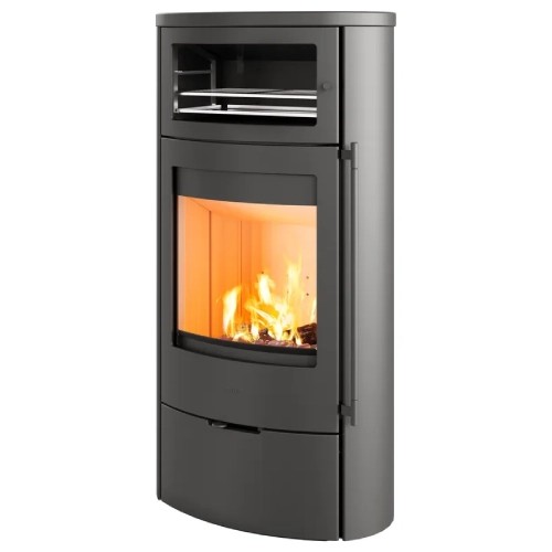Holzofen Lotus Jubilee 35 Stahl ecoLine 7 kW mit Backfach