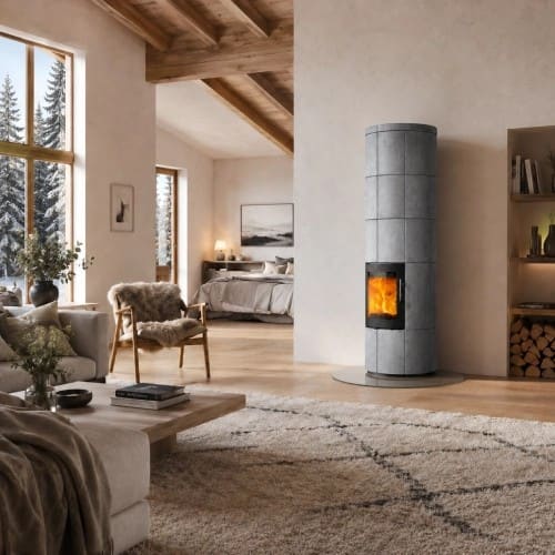 Holzofen Lotus M3 ecoLine 5,5 kW Wärmespeicher