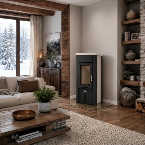 Holzofen Max Blank Odin S 7,5 kW Wärmespeicher