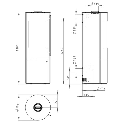 Holzofen Olsberg Muna Plus 6 kW