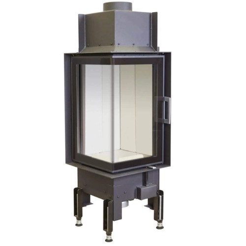 Holzeinsatz Austroflamm Eckkamin 38x38x57K 2.0 | 5 kW Drehtür