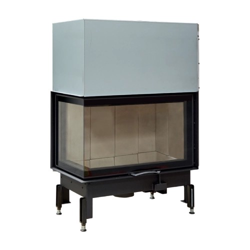 Holzeinsatz Austroflamm Eckkamin 89x49x..S 3,0 | 12 kW Schiebetür