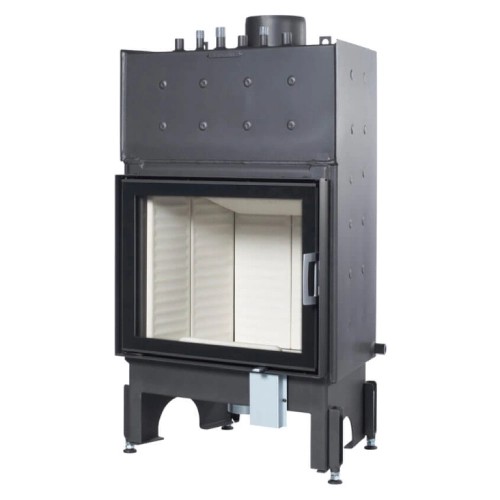 Holzeinsatz Austroflamm 65x51K aquaHEAT 12,5kW, porte battante, Hydro