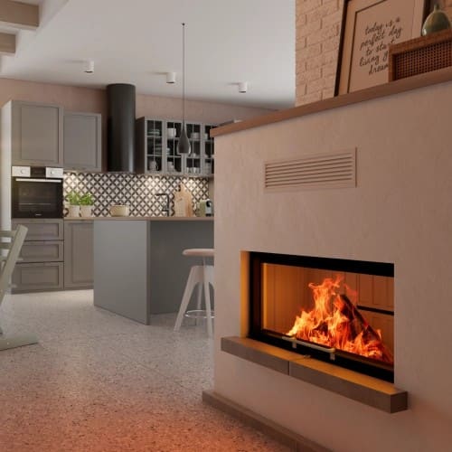 Holzeinsatz Spartherm Varia ASh 7 kW Schiebetür