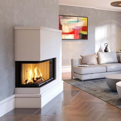 Holzeinsatz Spartherm Varia 2L-80h 11 kW Eckkamin, Schiebetür