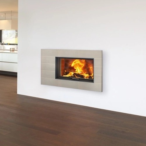 Holzeinsatz Spartherm Varia BH 10,4 kW raumluftunabhängig Schiebetür
