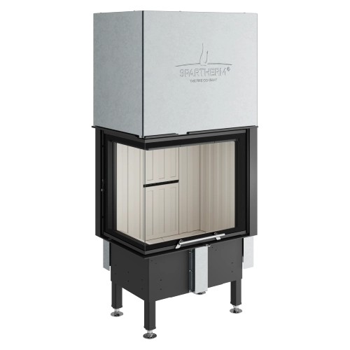 Holzeinsatz Spartherm Varia 2L-55h 7 kW raumluftunabhängig Schiebetür