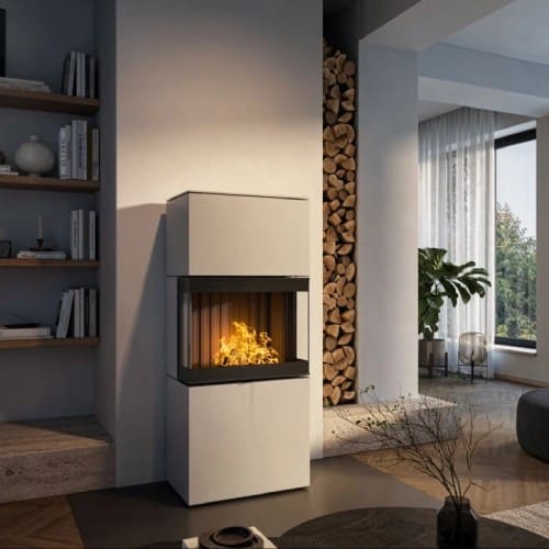Holzofen Spartherm Largo S Steel 8,8 kW