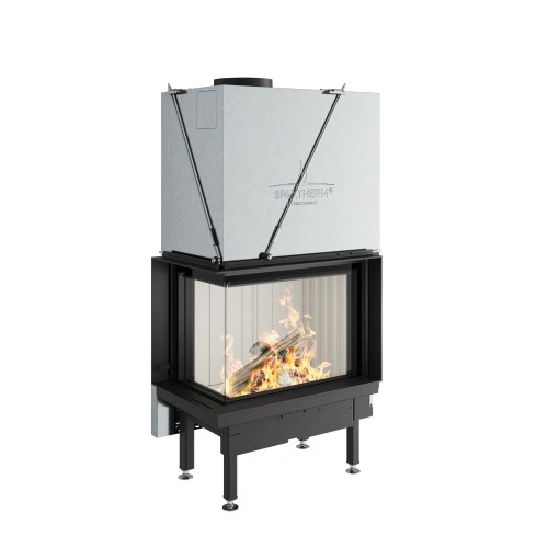 Holzeinsatz Spartherm Premium V-2L-68h 9,6 kW Eckkamin, Schiebetür