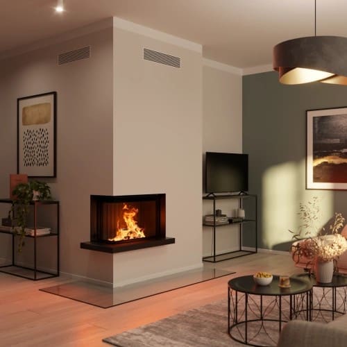 Holzeinsatz Spartherm Lean 2L-70h 7,9 kW raumluftunabhängig Schiebetür