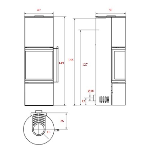 Holzofen Koppe Akono 7 kW Wärmespeicher