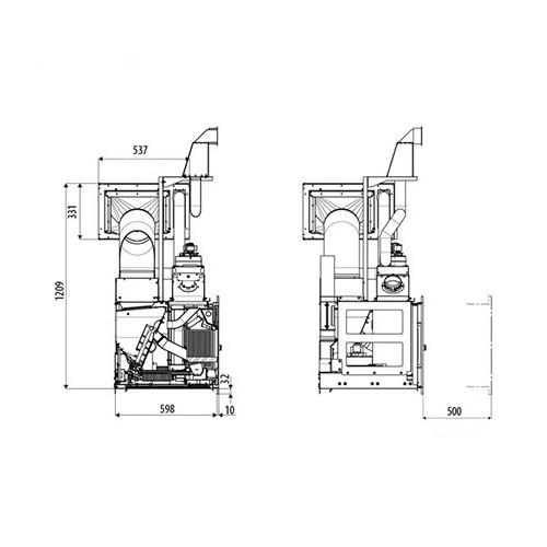 Pellet-Kaminsatz MCZ VIVO 90 Comfort Air 11 M1 10,9 kW
