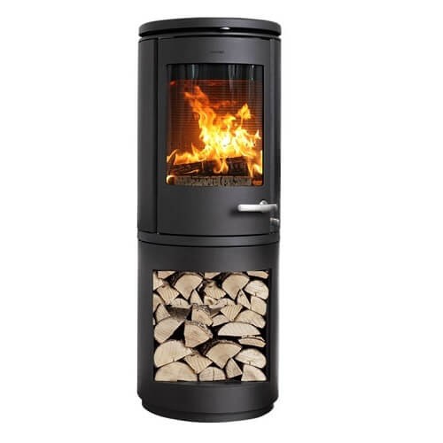 Holzofen Morsoe 7893 | 7,3 kW mit einem Fach zum Holzstapeln