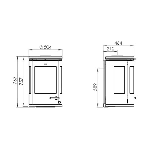 Holzofen Morsoe 7970 | 7,3 kW