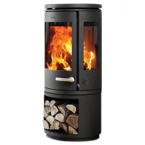 Holzofen Morsoe 7943 | 7,3 kW mit einem Fach zum Holzaufbewahren
