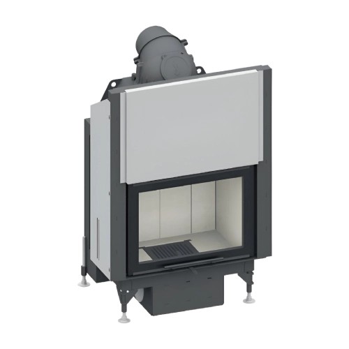 Holzeinsatz SCHMID Lina 67 h evo 9 kW Schiebetür