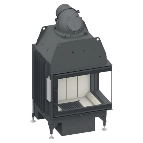 Holzeinsatz SCHMID Ekko R 67(45) s evo 9 kW Drehtür