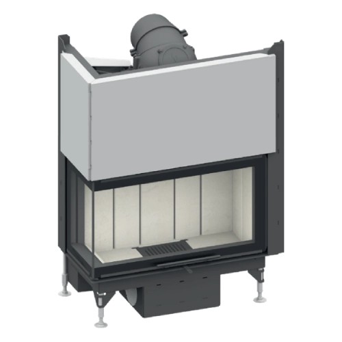 Holzeinsatz SCHMID Ekko L 84(34) h evo Schiebetür 9 kW