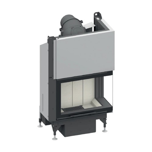 Holzeinsatz SCHMID Ekko R 67(34)51 h evo 7 kW Schiebetür
