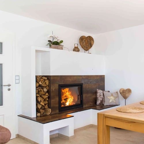 Holzeinsatz SCHMID Lina W 6751 s Drehtür 14,5k W Hydro