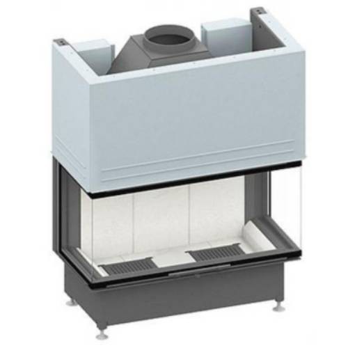 Holzeinsatz Schmid Ekko U100(45) h 20 kW Schiebetür