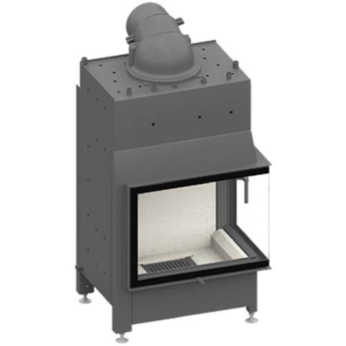 Holzeinsatz SCHMID Ekko W R 67(45)51 s Drehtür 14,9 kW ohne Heizbrücke